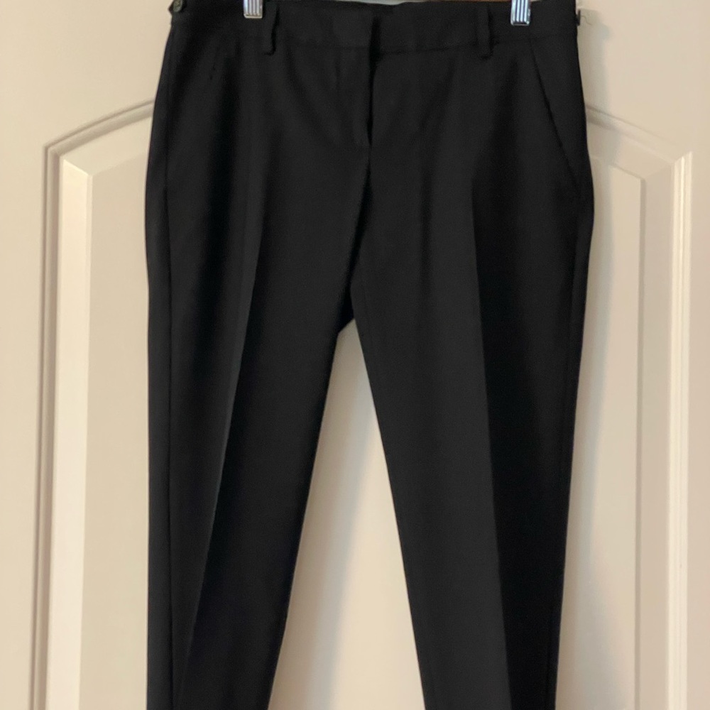THEORY Straight Leg  pants with zipper at ankle
